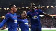 Henrikh Mkhitaryan Chris Smalling Paul Pogba Manchester United Europa League