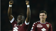Afriye Acquah celebrates his scoring Torino Inter Serie A 18032017