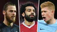 GFX Info De Gea Salah De Bruyne PFA TOTY