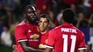 Romelu Lukaku Henrikh Mkhitaryan Anthony Martial Manchester United