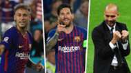 Neymar, Messi, Guardiola