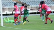 GRACE CHANDA of Zambia vs Harambee Starlets of Kenya.