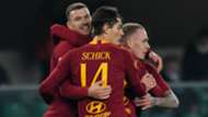 Edin Dzeko Patrick Schick Rick Karsdorp Chievo Roma Serie A