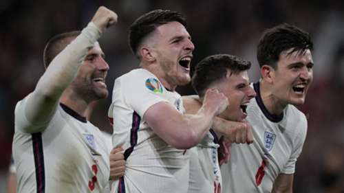 Luke Shaw Declan Rice Mason Mount Harry Maguire England Denmark Euro 2020
