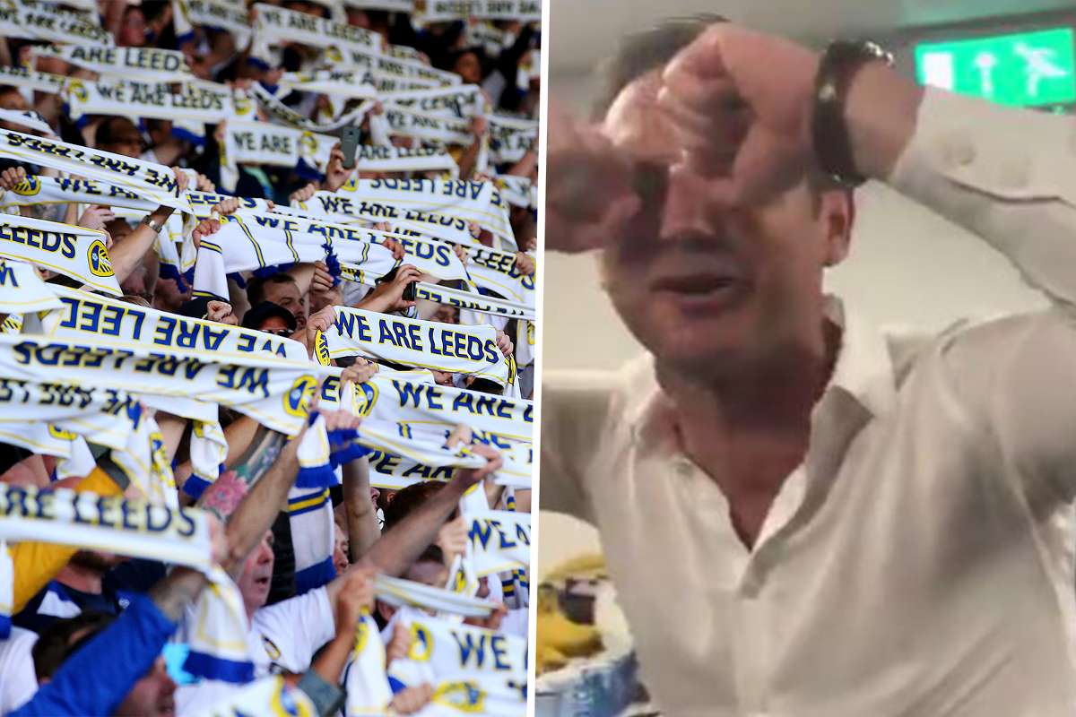 Stop Crying Frank Lampard Song Watch Dressing Room Footage Of Derby Manager Players Mocking Leeds United Chant Goal Com