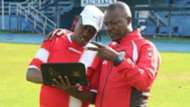 David Ouma and Richard Kanyi of Harambee Starlets.