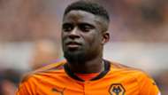 Alfred N'Diaye Wolverhampton Wanderers during the Championship match with Birmingham City at Molineux on April 15, 2018 i