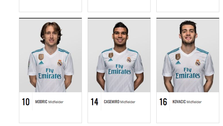 luka modric jersey number in real madrid