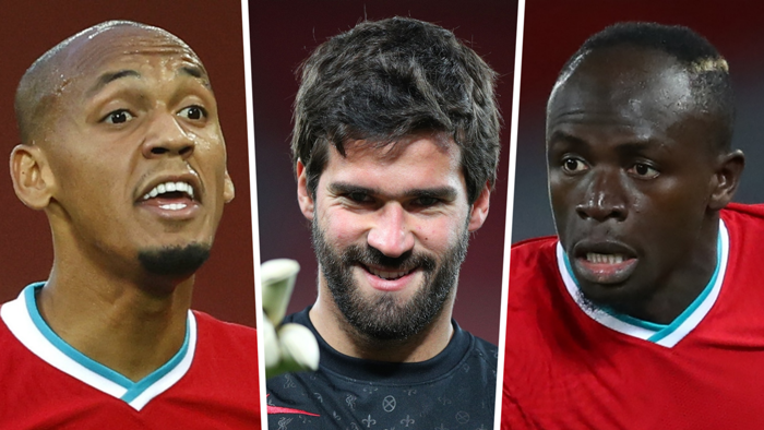 Fabinho Alisson Sadio Mane Liverpool 2021