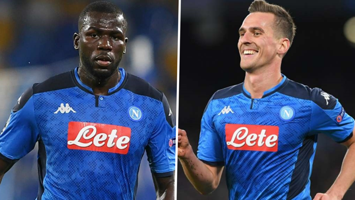 Kalidou Koulibaly Arkadiusz Milik Napoli GFX