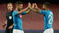 Dries Mertens, Lorenzo Insigne, Napoli, Feyenoord, UEFA Champions League, 26092017