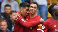 Roberto Firmino Trent Alexander-Arnold Liverpool 2019-20