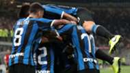 Inter Lecce celebrating