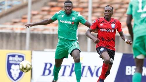 Ernest Wendo of Gor Mahia vs AFC Leopards.