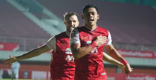 Taufik Hidayat Selebrasi Persija Jakarta vs Persib Bandung