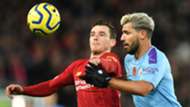 Andy Robertson Sergio Aguero Liverpool Manchester City 2019-20
