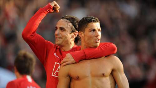 Dimitar Berbatov Cristiano Ronaldo Manchester United