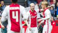 Davy Klaassen, Kasper Dolberg, Ajax - Go Ahead Eagles