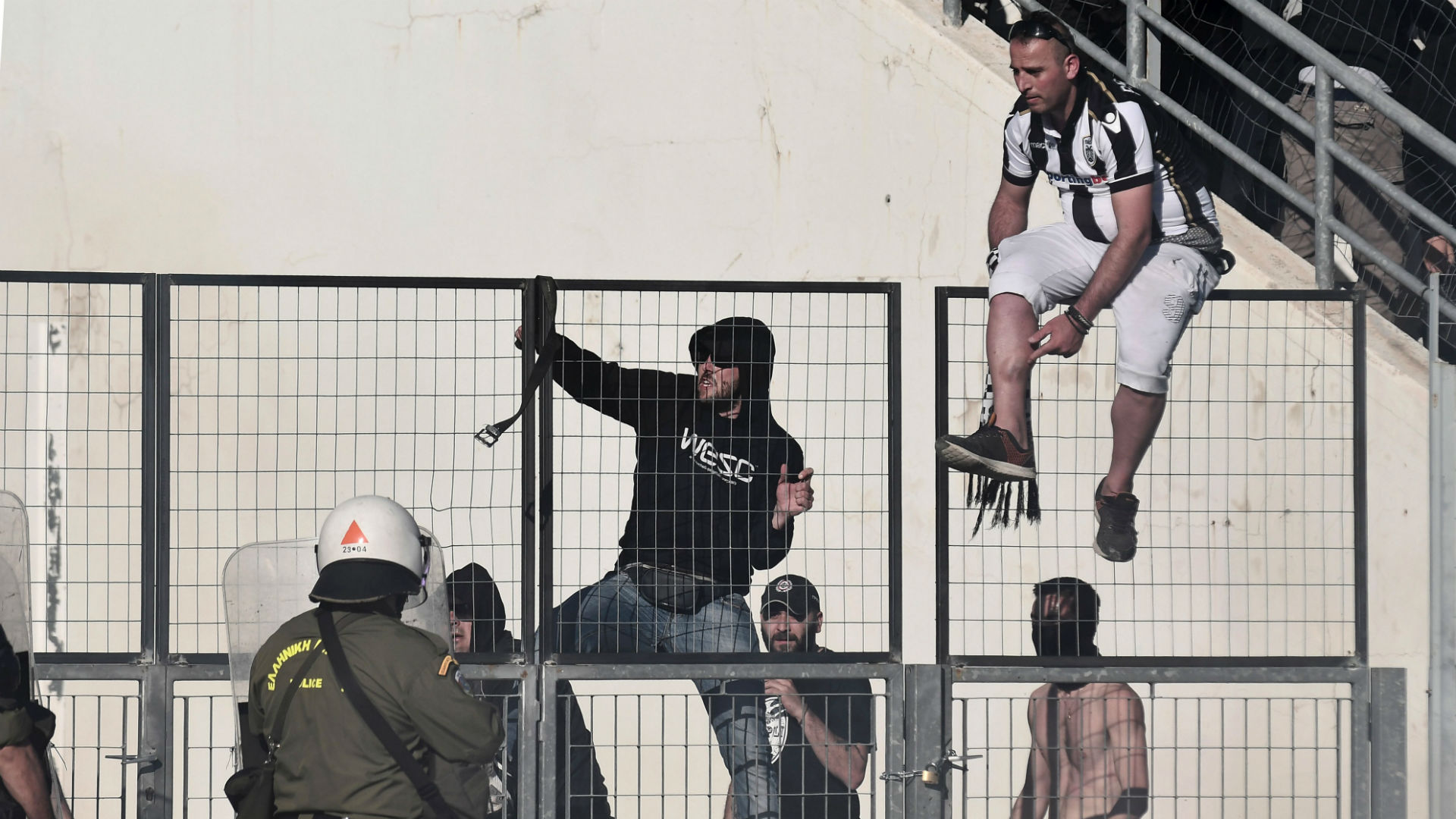 Football News Man Stabbed As Greek Supporters Clash Before Cup Final Goal Com