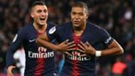 Kylian Mbappe Marco Verratti PSG Lyon Ligue 1 07102018
