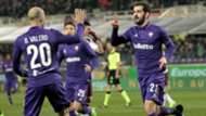 Riccardo Saponara celebrates his scoring Fiorentina Torino Serie A 27022017