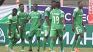 Gor Mahia players celebrate.