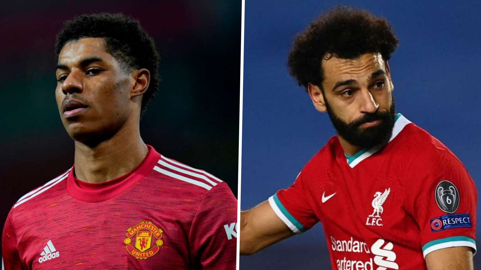 Rashford And Salah Headline Fifa 21 Premier League Team Of The Season Goal Com