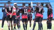 Stanley Okumbi with the squad at Machakos Stadium