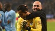 Pep Guardiola Claudio Bravo Manchester City EMBED