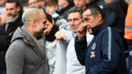Maurizio Sarri Pep Guardiola Premier League Manchester City Chelsea 2018-19