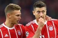 Joshua Kimmich Robert Lewandowski Bayern Munich 11092017