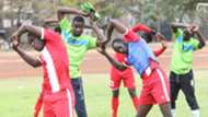 Harambee Stars players in training