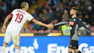Bonucci Mertens Napoli Milan Serie A