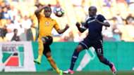 Gustavo Paez and Sifiso Hlanti - Kaizer Chiefs v Bidvest Wits