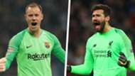 Ter Stegen Alisson split