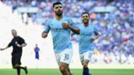 Sergio Aguero Manchester City Chelsea Community Shield 2018