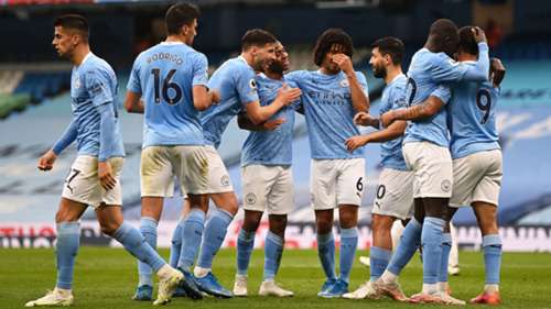 Manchester City celebrates 2020-21