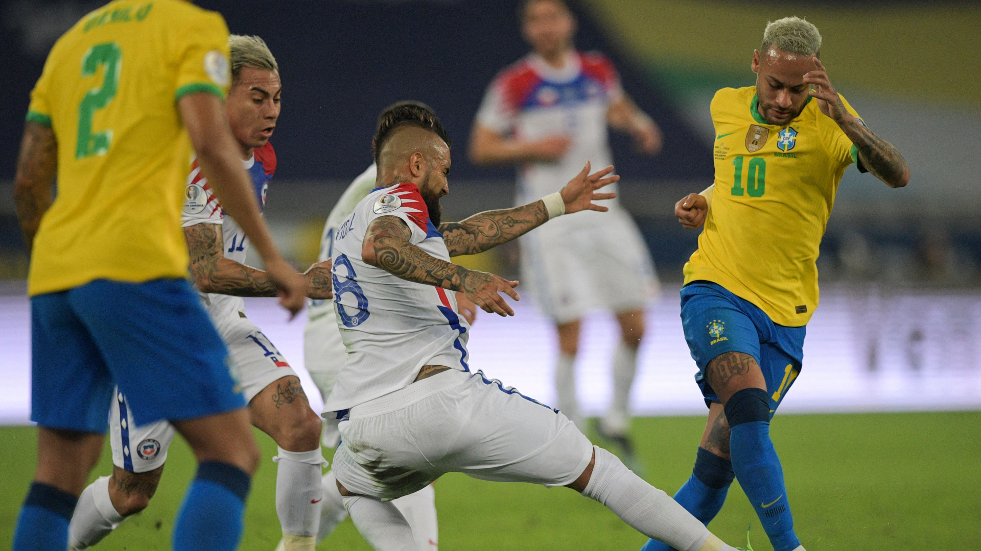 Brasil vs. Chile en vivo por la Copa América: partido online, goles, videos, estadísticas y formaciones - Vimarsana News