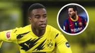 Youssoufa Moukoko Lionel Messi