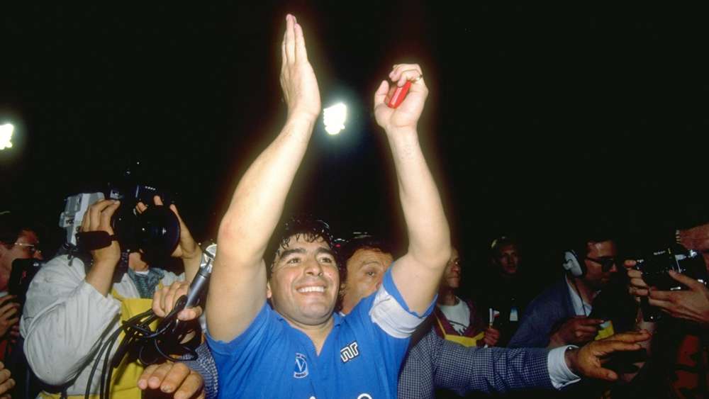 Maradona en Napoli cuántos títulos ganó, años y estadísticas