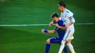 Agresión Ramos a Luis Suarez