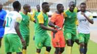 Kariobangi Sharks striker George Abege celebrates.j