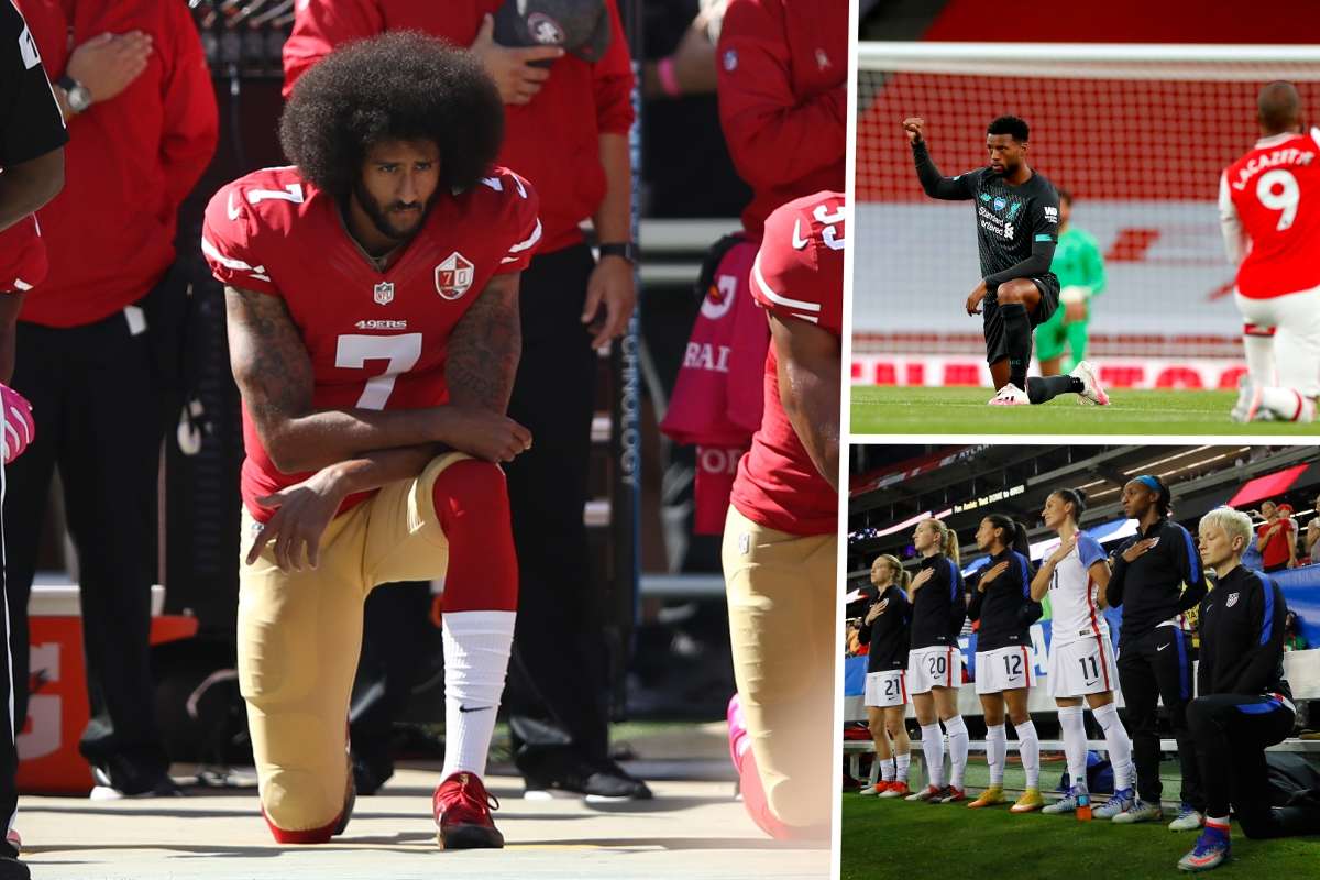Why Do Footballers Kneel Before A Match What Taking The Knee Means In Sport Goal Com Why Do Footballers Kneel Before A Match What Taking The Knee Means In Sport Goal Com