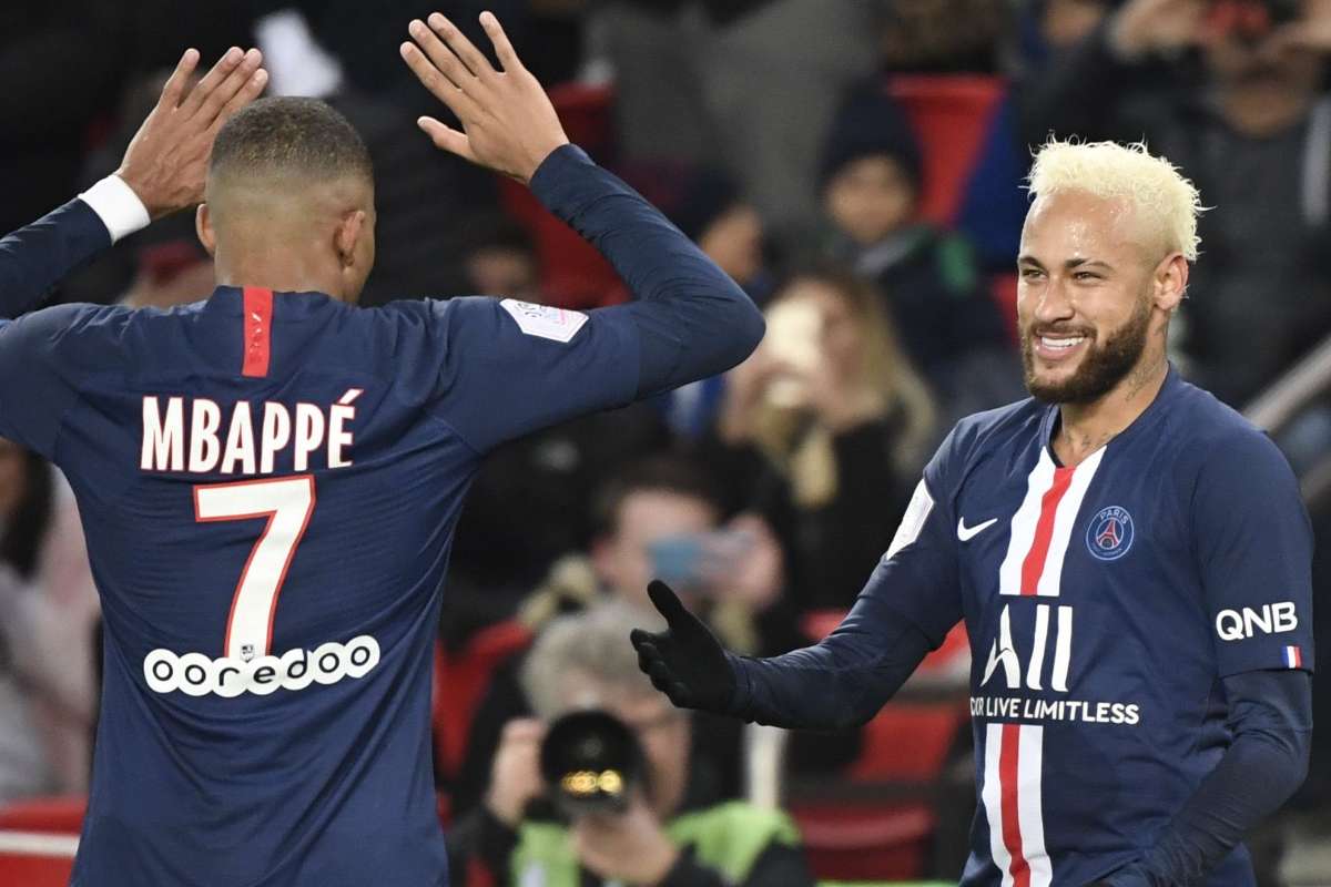 ムバッペ ネイマールそろい踏み Psg モナコとの再戦で4発快勝 Goal Com