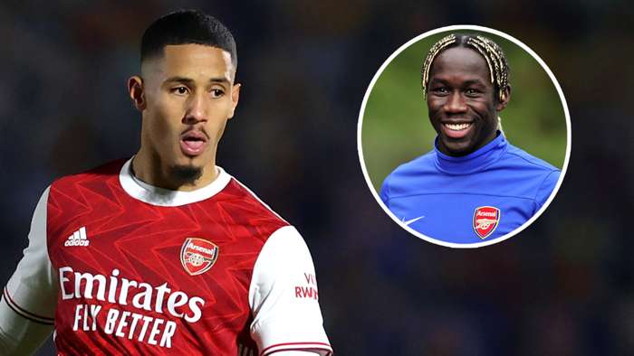 William Saliba Bacary Sagna Arsenal