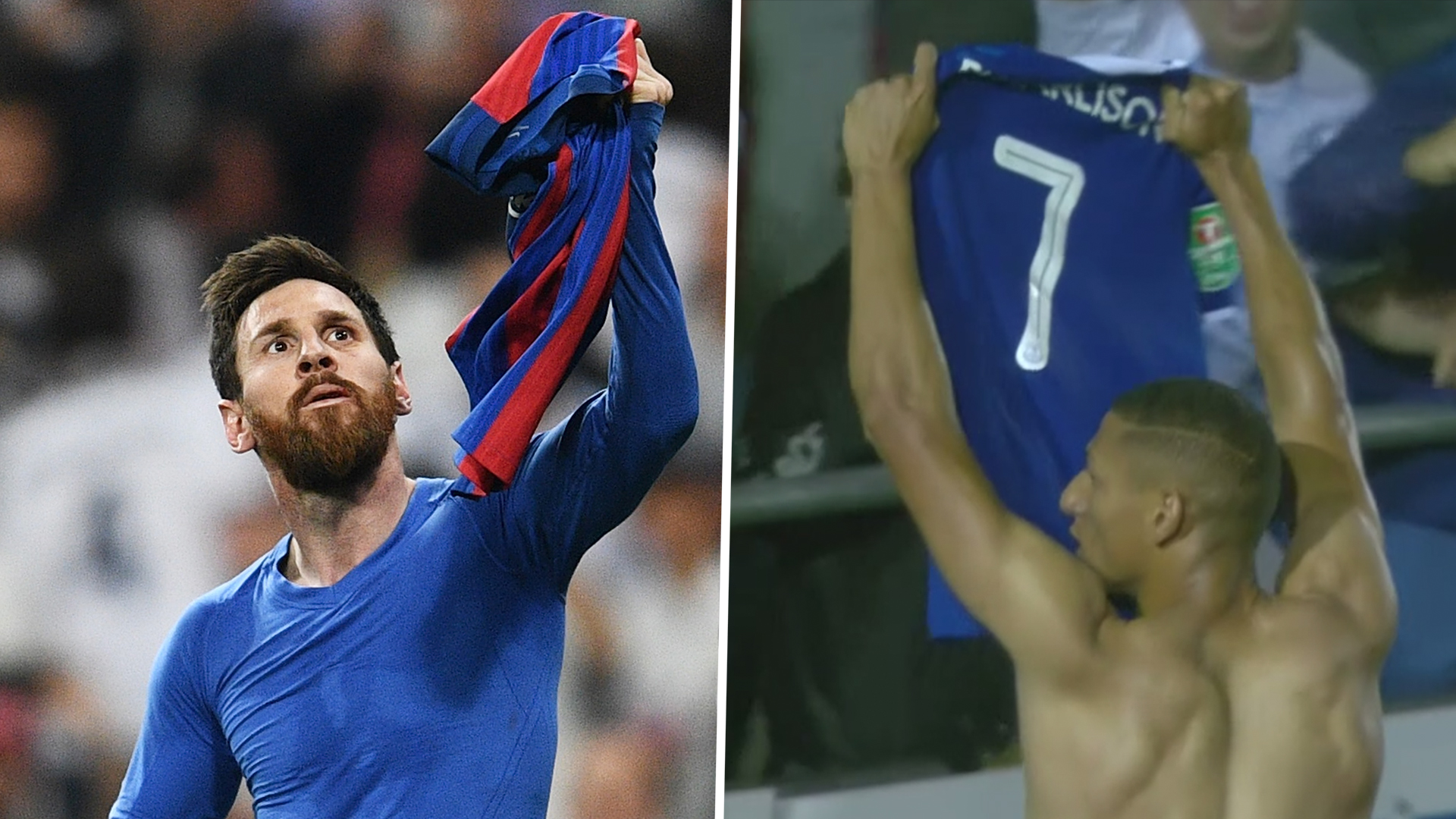 messi holding jersey