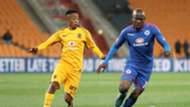 Hendrick Ekstein and Aubrey Modiba - Kaizer Chiefs v SuperSport United