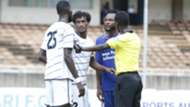 Felly Mulumba of Bandari FC v Al Ahly Shendi.