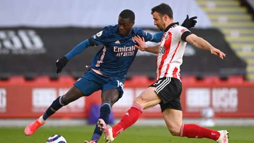 Nicholas Pepe Sheffield United vs. Arsenal Premier League 2020-21