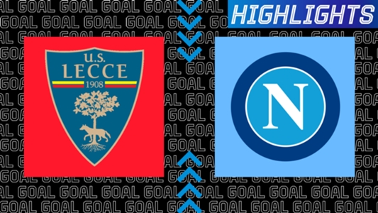 Lecce Napoli 1 4 Highlights 